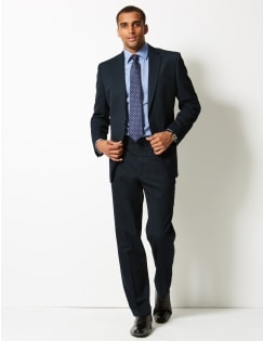 Navy Regular Fit Suit, , catlanding