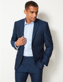 Indigo Tailored Fit Suit, , catlanding