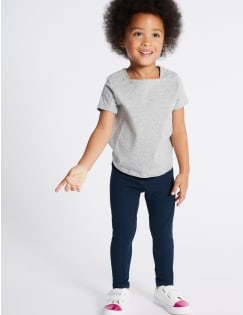 Cotton Jeggings with Stretch (3 Months - 7 Years), DARK DENIM, catlanding