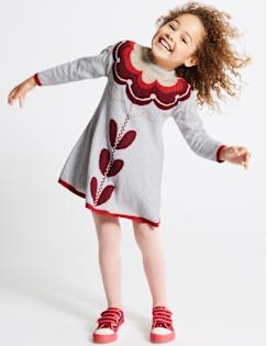 2 Piece Dress with Tights Outfit (3 Months - 6 Years), GREY MARL, catlanding